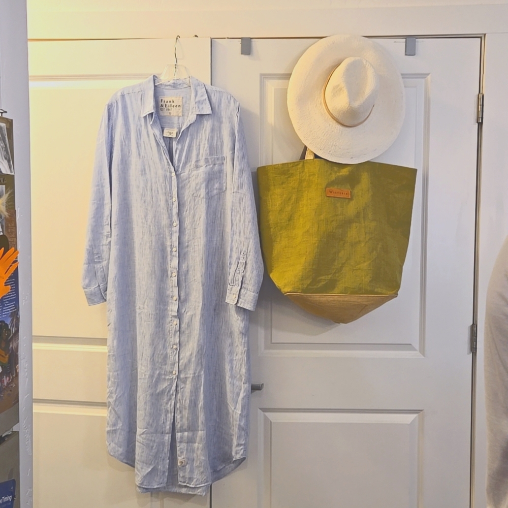 Frank & Eileen Rory Linen Dress size L